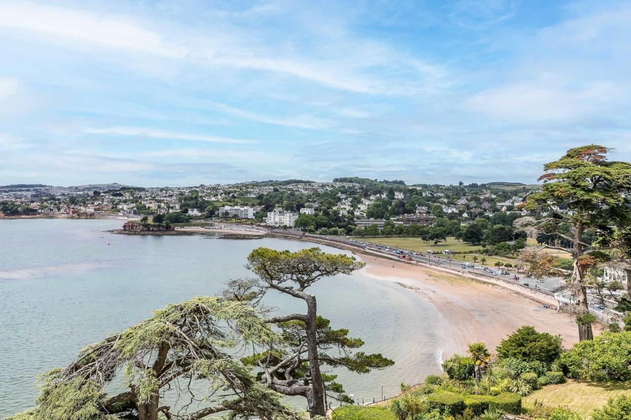 A7 Masts - Striking Beach Bolthole Apartment With Beautiful Sea Views Private Balcony & Parking トーキー エクステリア 写真